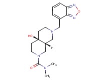 (4aR*,8aR*)-7-(2,1,3-benzoxadiazol-4-ylmethyl)-4a-hydroxy-N,N-dimethyloctahydro-2,7-naphthyridine-2(1H)-carboxamide