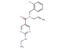 N-allyl-N-(2-chlorobenzyl)-2-(ethylamino)pyrimidine-5-carboxamide