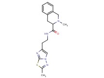 2-methyl-N-[2-(2-methylimidazo[2,1-b][1,3,4]thiadiazol-6-yl)ethyl]-1,2,3,4-tetrahydroisoquinoline-3-carboxamide