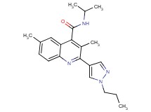 N-isopropyl-3,6-dimethyl-2-(1-propyl-1H-pyrazol-4-yl)quinoline-4-carboxamide