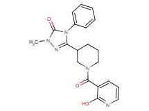 5-{1-[(2-hydroxypyridin-3-yl)carbonyl]piperidin-3-yl}-2-methyl-4-phenyl-2,4-dihydro-3H-1,2,4-triazol-3-one