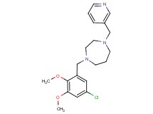 1-(5-chloro-2,3-dimethoxybenzyl)-4-(pyridin-3-ylmethyl)-1,4-diazepane