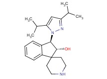 (2R*,3R*)-3-(3,5-diisopropyl-1H-pyrazol-1-yl)-2,3-dihydrospiro[indene-1,4'-piperidin]-2-ol