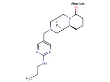 (1S,5R,11aS)-3-{[2-(propylamino)pyrimidin-5-yl]methyl}decahydro-8H-1,5-methanopyrido[1,2-a][1,5]diazocin-8-one