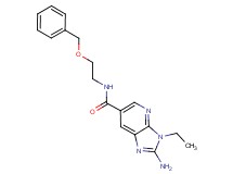 2-amino-N-[2-(benzyloxy)ethyl]-3-ethyl-3H-imidazo[4,5-b]pyridine-6-carboxamide