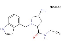(2S,4R)-4-amino-N-ethyl-1-(1H-indol-4-ylmethyl)pyrrolidine-2-carboxamide