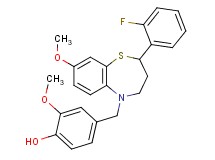 4-{[2-(2-fluorophenyl)-8-methoxy-3,4-dihydro-1,5-benzothiazepin-5(2H)-yl]methyl}-2-methoxyphenol