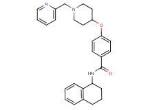 4-{[1-(2-pyridinylmethyl)-4-piperidinyl]oxy}-N-(1,2,3,4-tetrahydro-1-naphthalenyl)benzamide