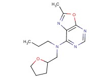 2-methyl-N-propyl-N-(tetrahydrofuran-2-ylmethyl)[1,3]oxazolo[5,4-d]pyrimidin-7-amine