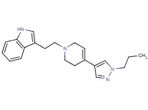 3-{2-[4-(1-propyl-1H-pyrazol-4-yl)-3,6-dihydropyridin-1(2H)-yl]ethyl}-1H-indole