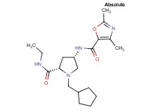 (4S)-1-(cyclopentylmethyl)-4-{[(2,4-dimethyl-1,3-oxazol-5-yl)carbonyl]amino}-N-ethyl-L-prolinamide