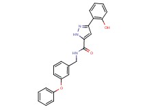 3-(2-hydroxyphenyl)-N-(3-phenoxybenzyl)-1H-pyrazole-5-carboxamide