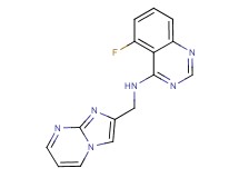 5-fluoro-N-(imidazo[1,2-a]pyrimidin-2-ylmethyl)quinazolin-4-amine