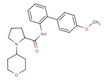 N-(4'-methoxy-2-biphenylyl)-1-(tetrahydro-2H-pyran-4-yl)prolinamide