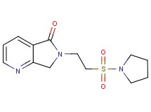 6-[2-(pyrrolidin-1-ylsulfonyl)ethyl]-6,7-dihydro-5H-pyrrolo[3,4-b]pyridin-5-one