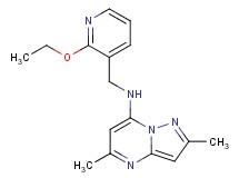 N-[(2-ethoxypyridin-3-yl)methyl]-2,5-dimethylpyrazolo[1,5-a]pyrimidin-7-amine