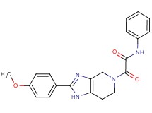 2-[2-(4-methoxyphenyl)-1,4,6,7-tetrahydro-5H-imidazo[4,5-c]pyridin-5-yl]-2-oxo-N-phenylacetamide