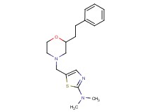 N,N-dimethyl-5-{[2-(2-phenylethyl)-4-morpholinyl]methyl}-1,3-thiazol-2-amine