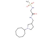 N~1~-[(1-cyclooctylpyrrolidin-3-yl)methyl]-N~2~-(methylsulfonyl)glycinamide