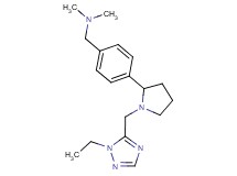 (4-{1-[(1-ethyl-1H-1,2,4-triazol-5-yl)methyl]pyrrolidin-2-yl}benzyl)dimethylamine