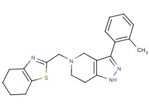 3-(2-methylphenyl)-5-(4,5,6,7-tetrahydro-1,3-benzothiazol-2-ylmethyl)-4,5,6,7-tetrahydro-1H-pyrazolo[4,3-c]pyridine