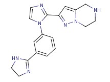 2-{1-[3-(4,5-dihydro-1H-imidazol-2-yl)phenyl]-1H-imidazol-2-yl}-4,5,6,7-tetrahydropyrazolo[1,5-a]pyrazine dihydrochloride