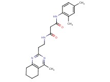 N-(2,4-dimethylphenyl)-N'-[2-(4-methyl-5,6,7,8-tetrahydroquinazolin-2-yl)ethyl]malonamide