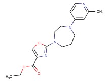 ethyl 2-[4-(2-methyl-4-pyridinyl)-1,4-diazepan-1-yl]-1,3-oxazole-4-carboxylate