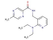 N-{[2-(diethylamino)-3-pyridinyl]methyl}-5-methyl-2-pyrazinecarboxamide