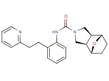 (1R*,2R*,6S*,7S*)-N-[2-(2-pyridin-2-ylethyl)phenyl]-10-oxa-4-azatricyclo[5.2.1.0~2,6~]decane-4-carboxamide