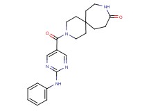 3-[(2-anilinopyrimidin-5-yl)carbonyl]-3,9-diazaspiro[5.6]dodecan-10-one