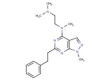 N,N,N'-trimethyl-N'-[1-methyl-6-(2-phenylethyl)-1H-pyrazolo[3,4-d]pyrimidin-4-yl]-1,2-ethanediamine