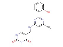 5-({[2-(2-hydroxyphenyl)-6-methylpyrimidin-4-yl]amino}methyl)pyrimidine-2,4(1H,3H)-dione