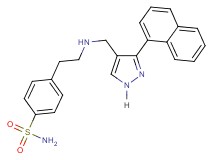 4-[2-({[3-(1-naphthyl)-1H-pyrazol-4-yl]methyl}amino)ethyl]benzenesulfonamide