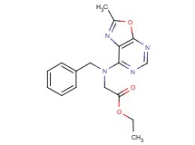 ethyl [benzyl(2-methyl[1,3]oxazolo[5,4-d]pyrimidin-7-yl)amino]acetate