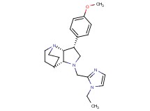 (3R*,3aR*,7aR*)-1-[(1-ethyl-1H-imidazol-2-yl)methyl]-3-(4-methoxyphenyl)octahydro-4,7-ethanopyrrolo[3,2-b]pyridine