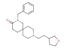 2-benzyl-9-[2-(tetrahydro-3-furanyl)ethyl]-2,9-diazaspiro[5.5]undecan-3-one