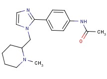 N-(4-{1-[(1-methylpiperidin-2-yl)methyl]-1H-imidazol-2-yl}phenyl)acetamide