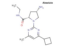 (4S)-4-amino-1-(4-cyclobutyl-6-methylpyrimidin-2-yl)-N-ethyl-L-prolinamide