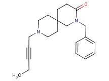 2-benzyl-9-pent-2-yn-1-yl-2,9-diazaspiro[5.5]undecan-3-one