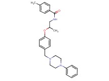 4-methyl-N-(2-{4-[(4-phenyl-1-piperazinyl)methyl]phenoxy}propyl)benzamide