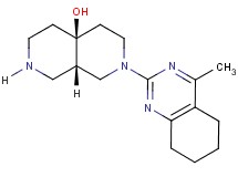 (4aS*,8aS*)-2-(4-methyl-5,6,7,8-tetrahydro-2-quinazolinyl)octahydro-2,7-naphthyridin-4a(2H)-ol