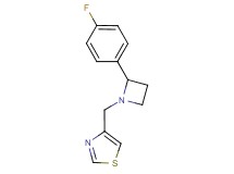 4-{[2-(4-fluorophenyl)azetidin-1-yl]methyl}-1,3-thiazole
