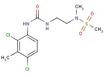 N-[2-({[(2,4-dichloro-3-methylphenyl)amino]carbonyl}amino)ethyl]-N-methylmethanesulfonamide