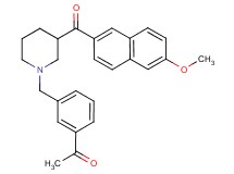 1-(3-{[3-(6-methoxy-2-naphthoyl)-1-piperidinyl]methyl}phenyl)ethanone