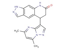 5-(5,7-dimethylpyrazolo[1,5-a]pyrimidin-3-yl)-1,5,6,8-tetrahydro-7H-pyrazolo[4,3-g]quinolin-7-one