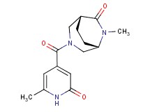 (1R*,5S*)-6-methyl-3-[(6-methyl-2-oxo-1,2-dihydropyridin-4-yl)carbonyl]-3,6-diazabicyclo[3.2.2]nonan-7-one