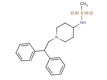 N-[1-(2,2-diphenylethyl)-4-piperidinyl]methanesulfonamide