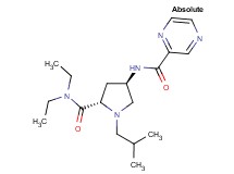 N-{(3R,5S)-5-[(diethylamino)carbonyl]-1-isobutylpyrrolidin-3-yl}pyrazine-2-carboxamide