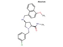 (4S)-1-(3-chlorobenzyl)-4-{[(4-methoxy-1-naphthyl)methyl]amino}-N-methyl-L-prolinamide